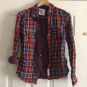 H&M Plaid Button Shirt